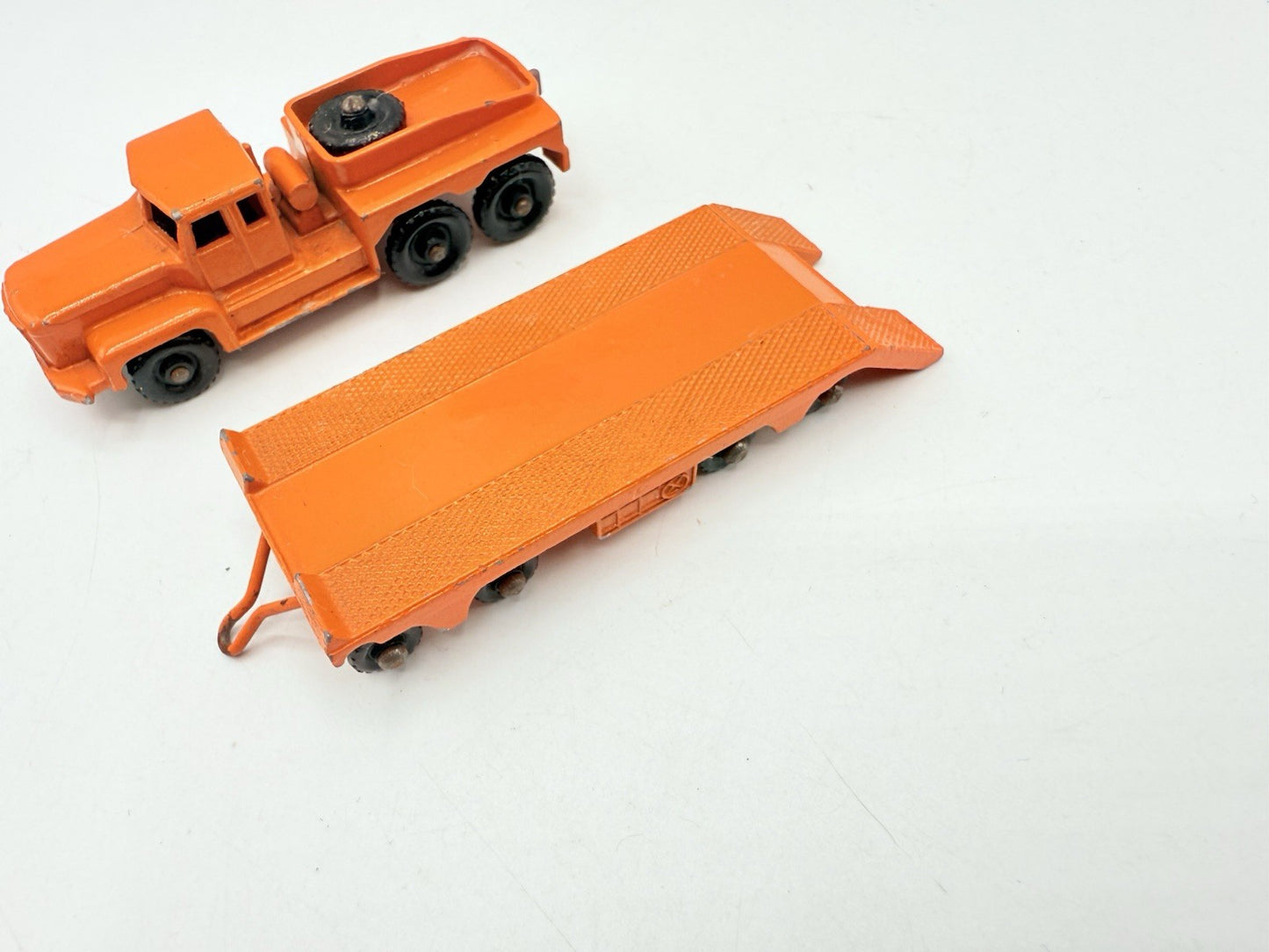 Matchbox Lesney 15b Rotinoff Super Atlantic Tractor & 16b Trailer VGood Unboxed