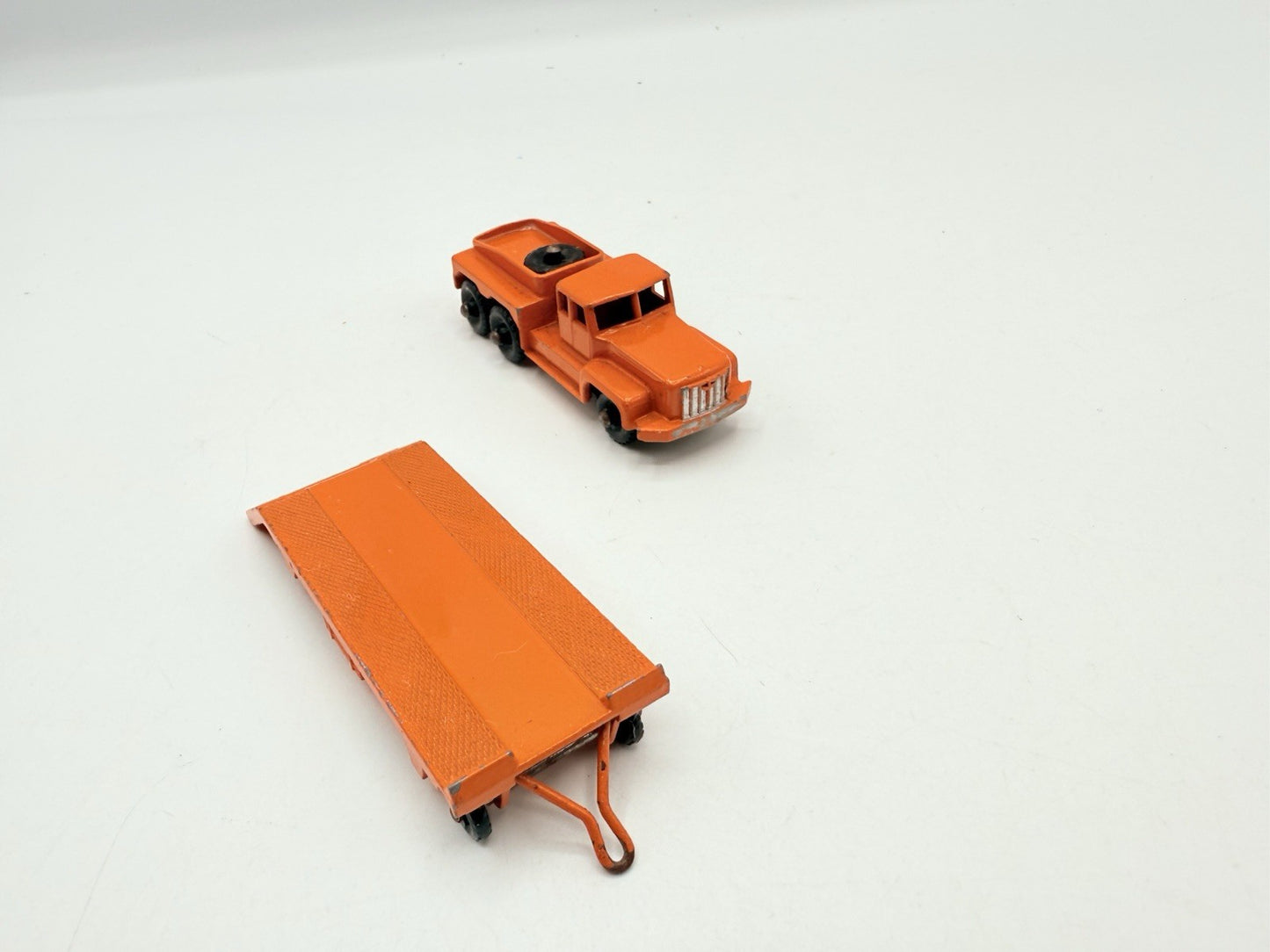 Matchbox Lesney 15b Rotinoff Super Atlantic Tractor & 16b Trailer VGood Unboxed
