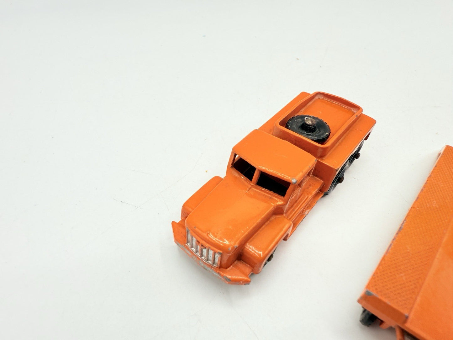 Matchbox Lesney 15b Rotinoff Super Atlantic Tractor & 16b Trailer VGood Unboxed