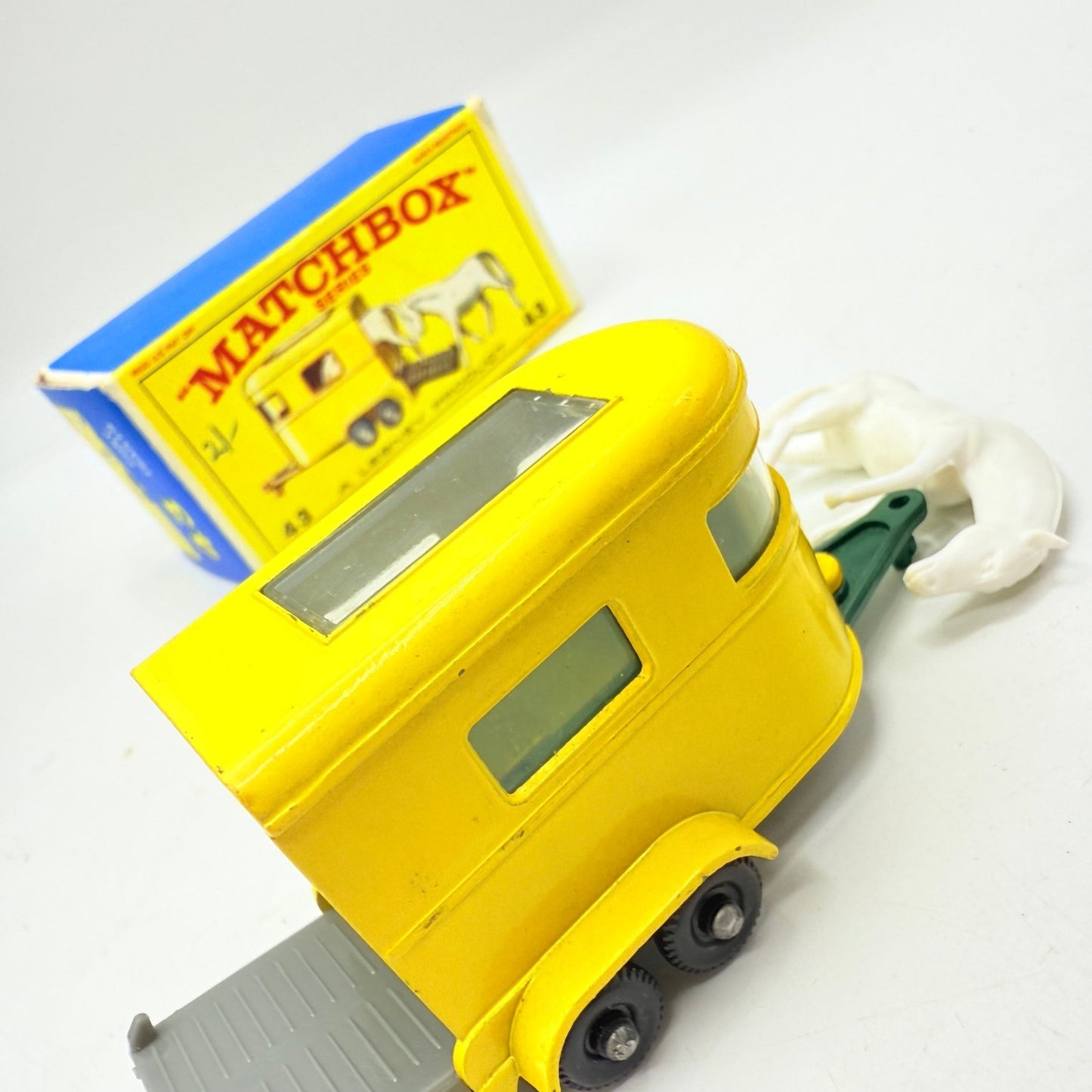 Matchbox 43c Pony Trailer Green Base - Magic Matchbox