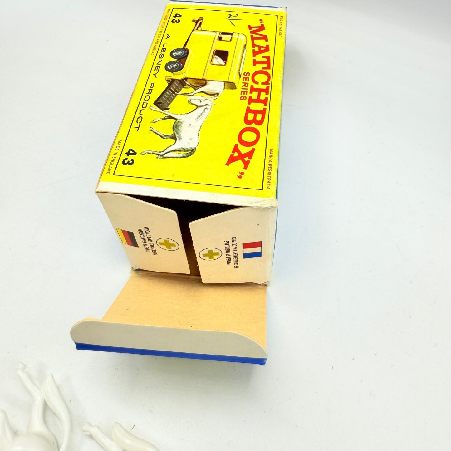 Matchbox 43c Pony Trailer Green Base - Magic Matchbox