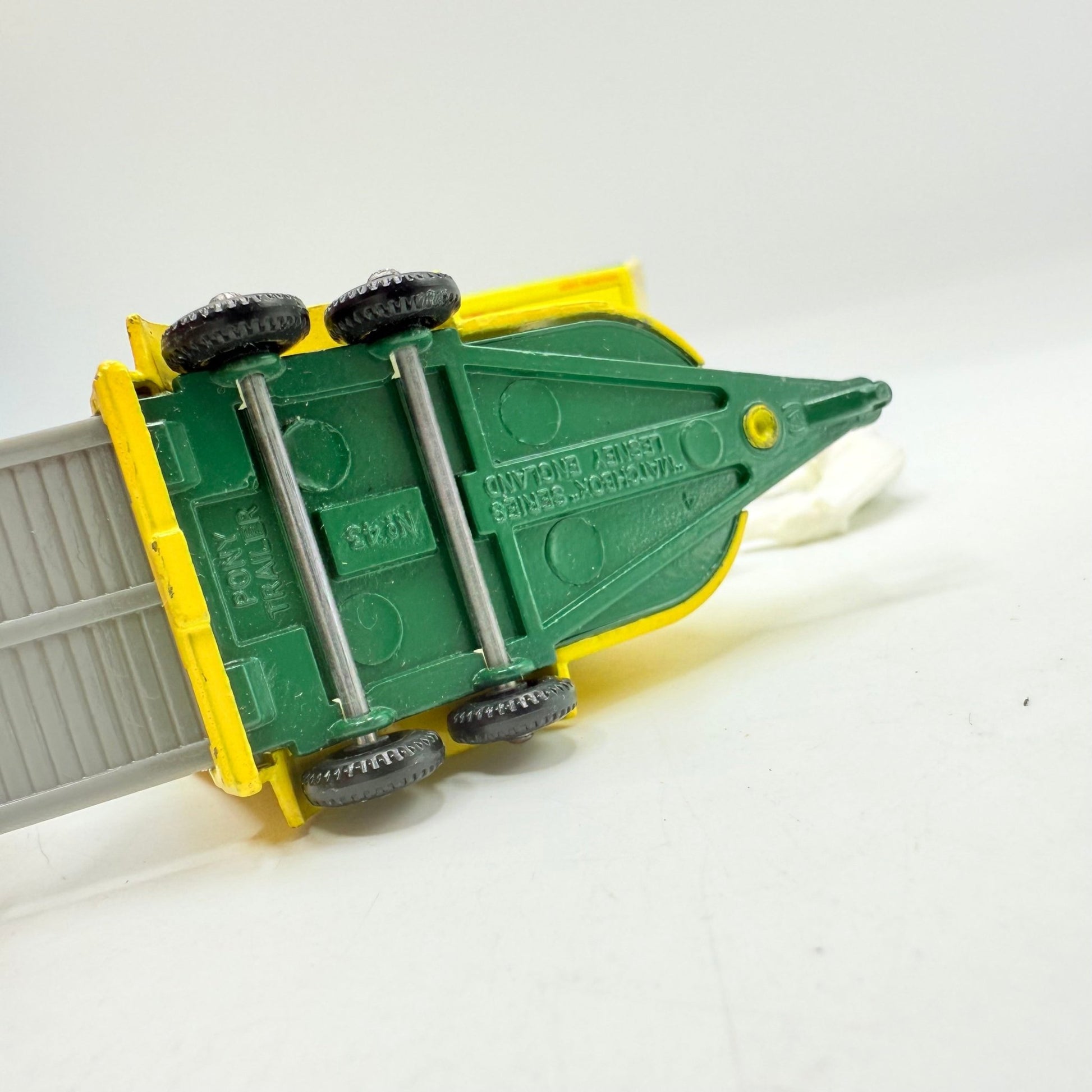 Matchbox 43c Pony Trailer Green Base - Magic Matchbox