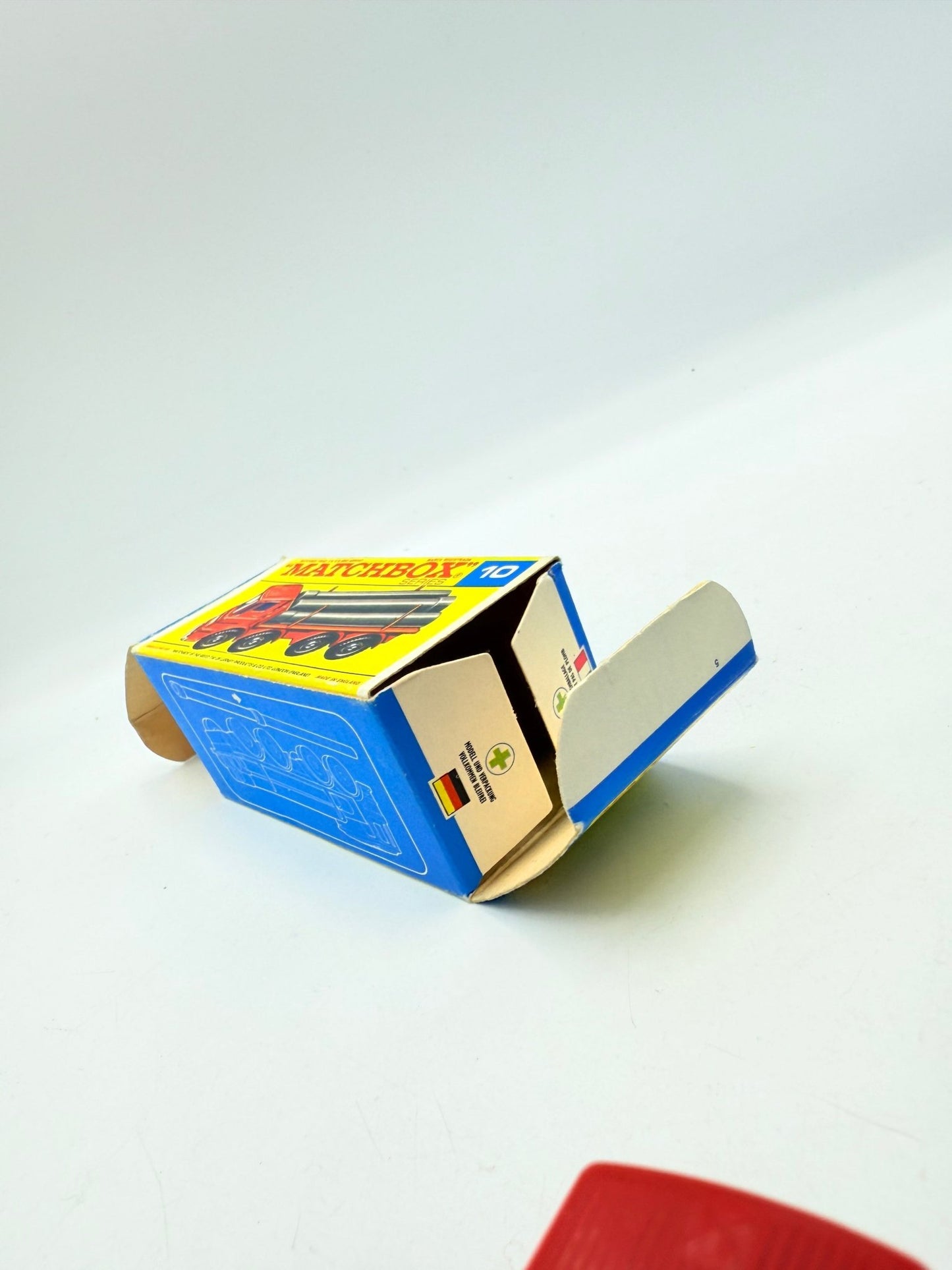 Matchbox Lesney 10d Leyland Pipe Truck Pipes On Sprue & F Box - Magic Matchbox