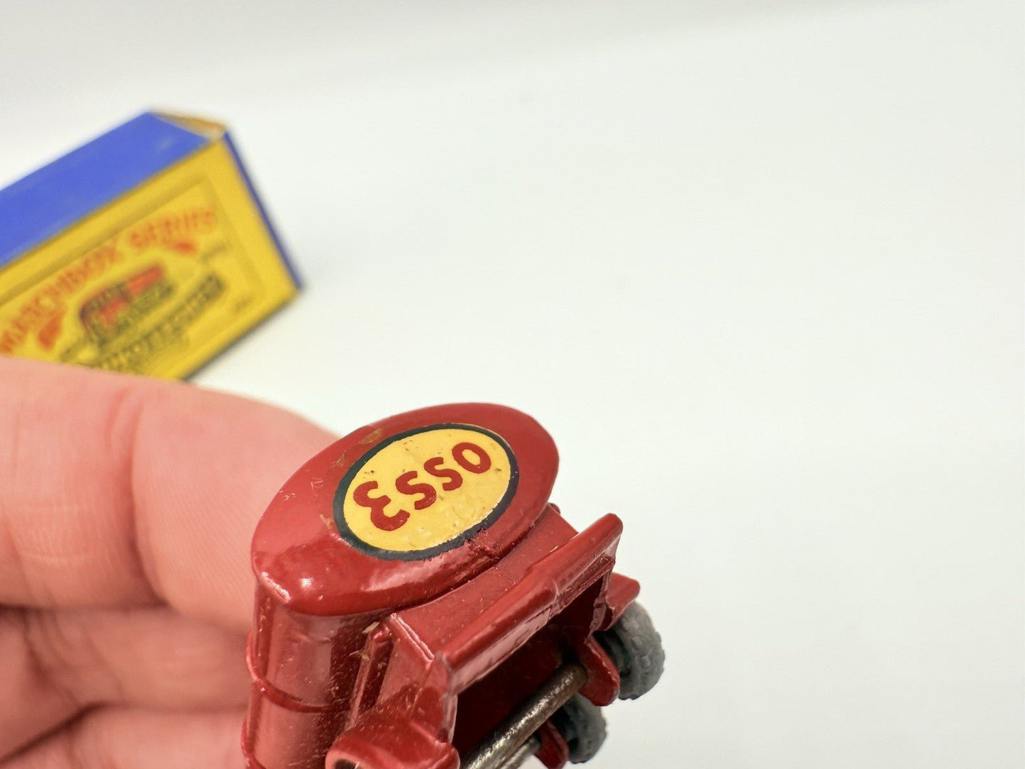 Matchbox Lesney 11a E.R.F. Road Tanker In Red Near Mint & Boxed - Smaller Decal - Magic Matchbox