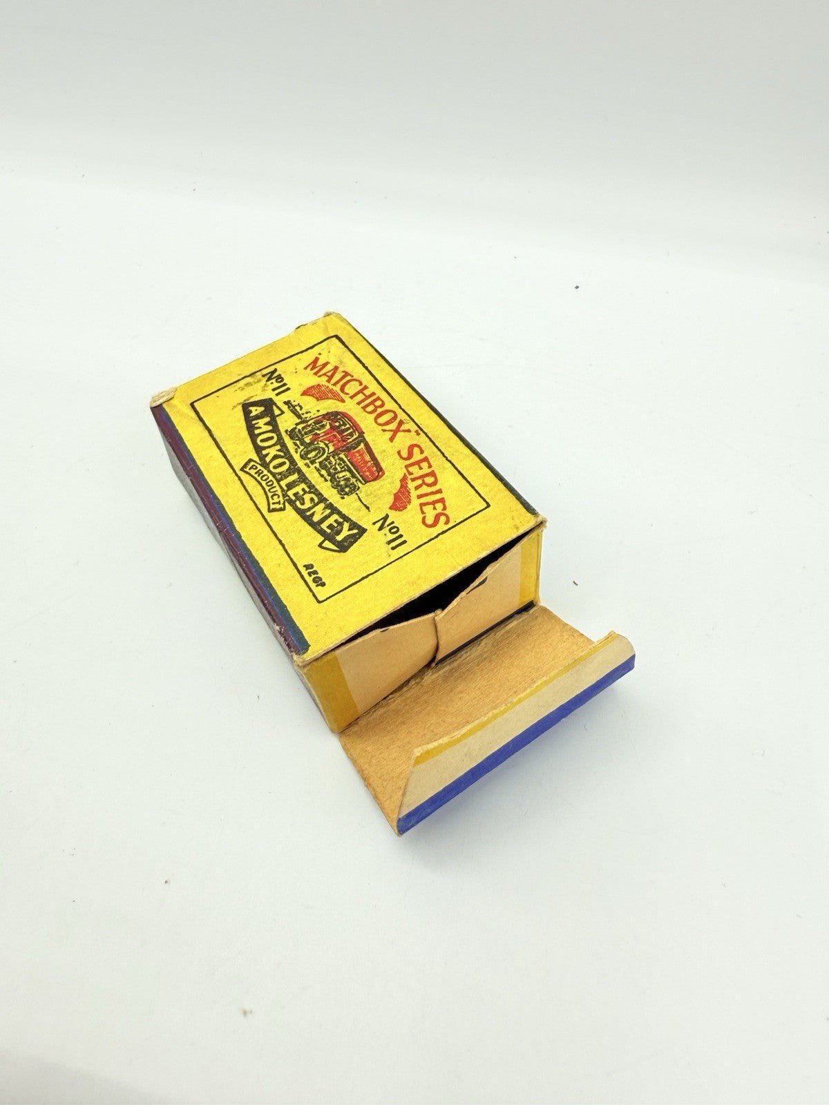 Matchbox Lesney 11a E.R.F. Road Tanker In Red Near Mint & Boxed - Smaller Decal - Magic Matchbox