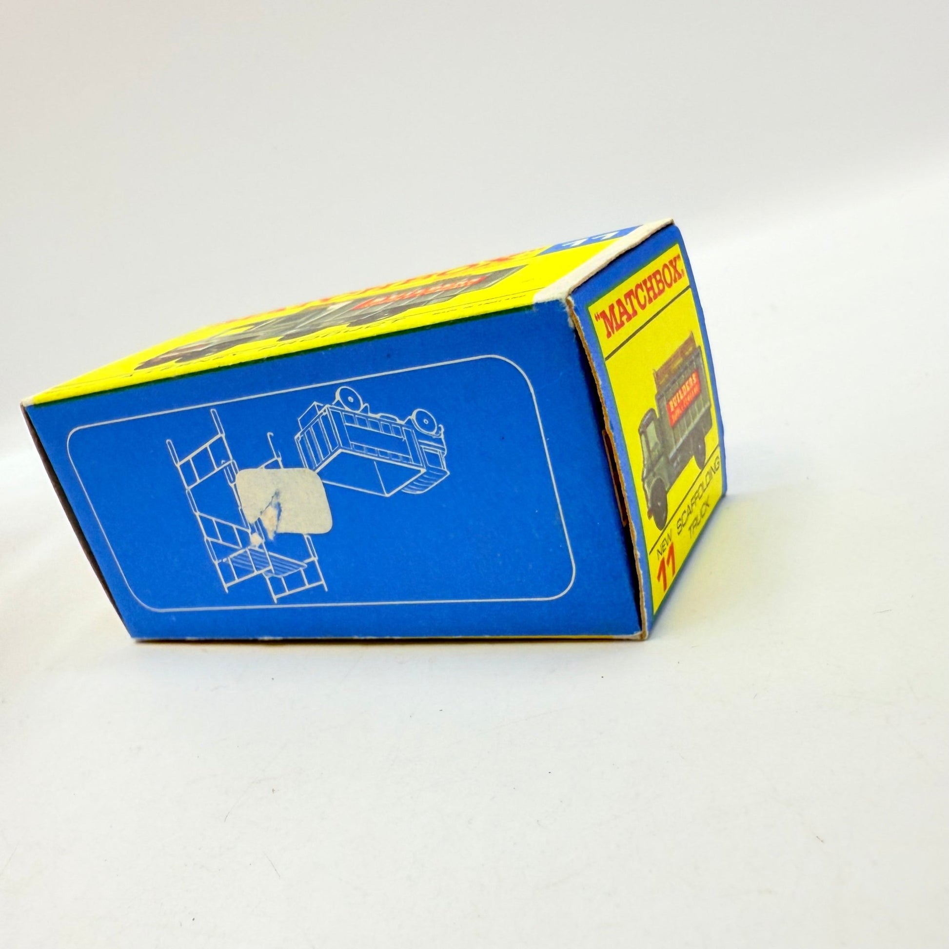 Matchbox Lesney 11d Mercedes Scaffolding Truck Empty Box - Magic Matchbox
