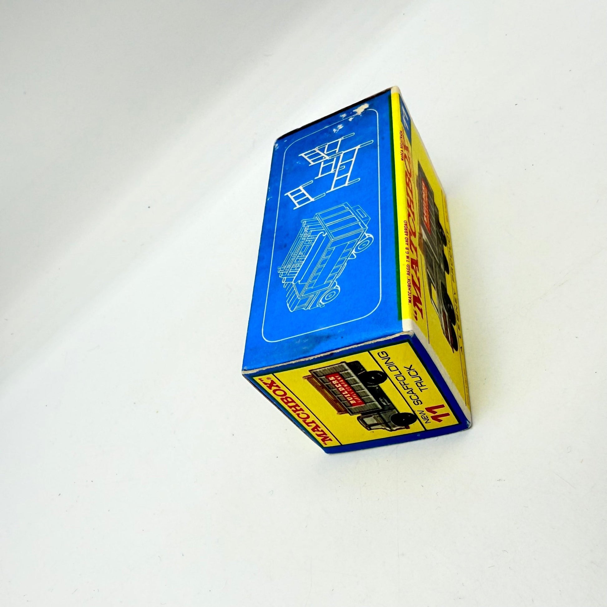 Matchbox Lesney 11d Mercedes Scaffolding Truck Empty Box - Magic Matchbox