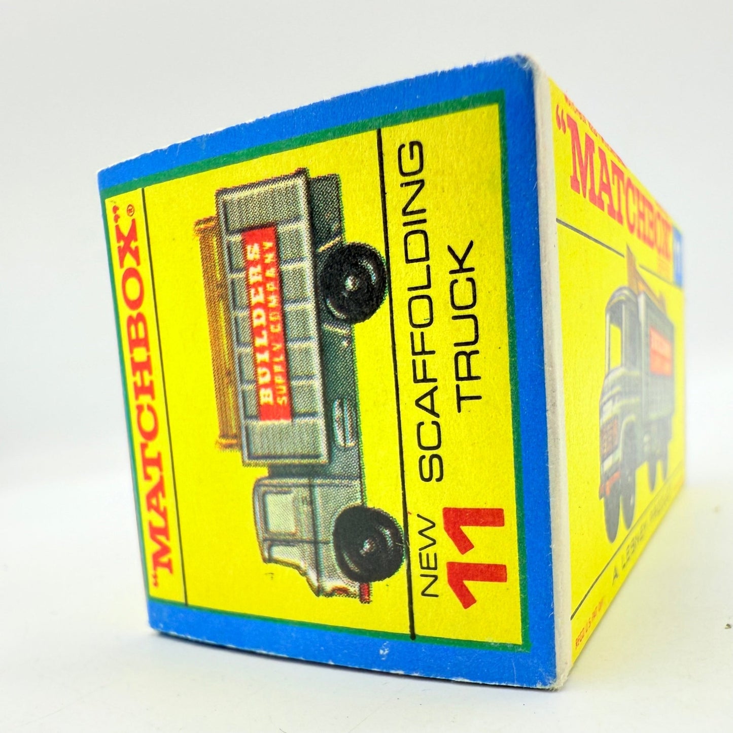 Matchbox Lesney 11d Mercedes Scaffolding Truck Empty Box - Magic Matchbox