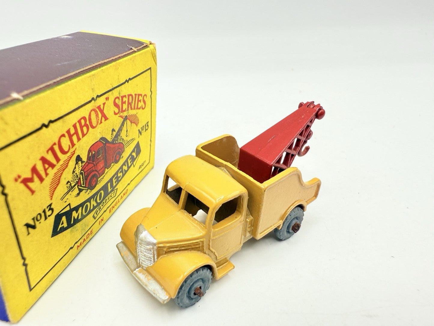 Matchbox Lesney 13b Bedford Wreck Truck MW - Magic Matchbox