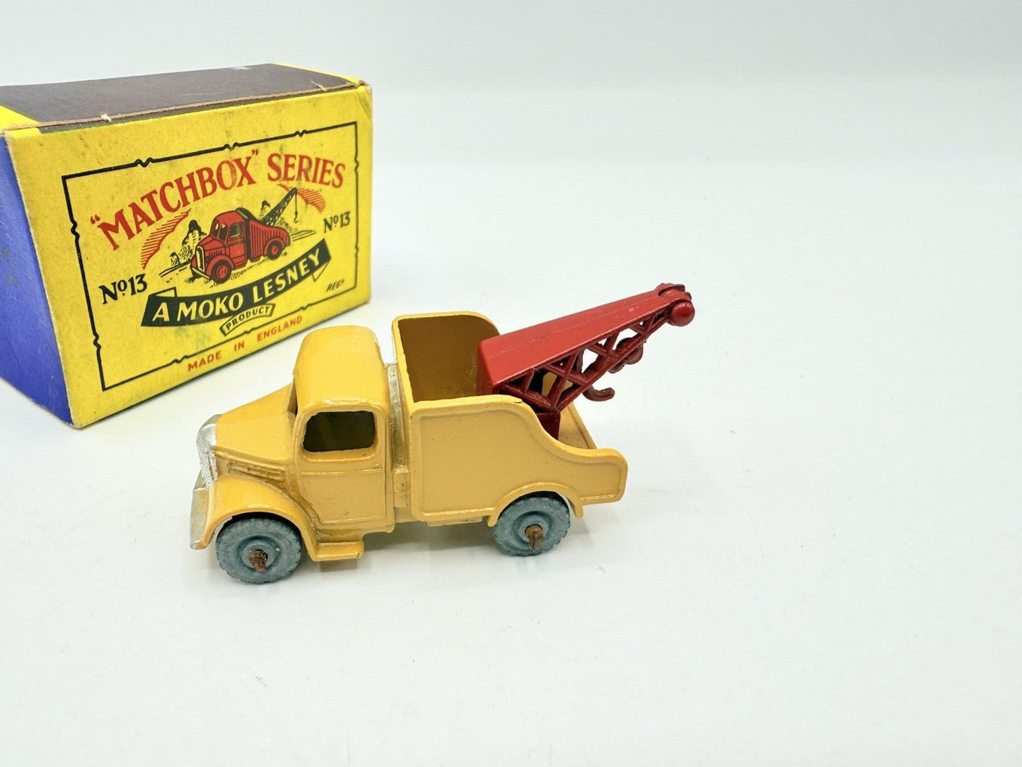 Matchbox Lesney 13b Bedford Wreck Truck MW - Magic Matchbox