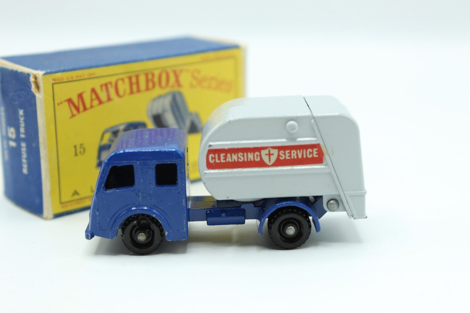 Matchbox Lesney 15c Dennis Tippax Refuse Collector - Magic Matchbox