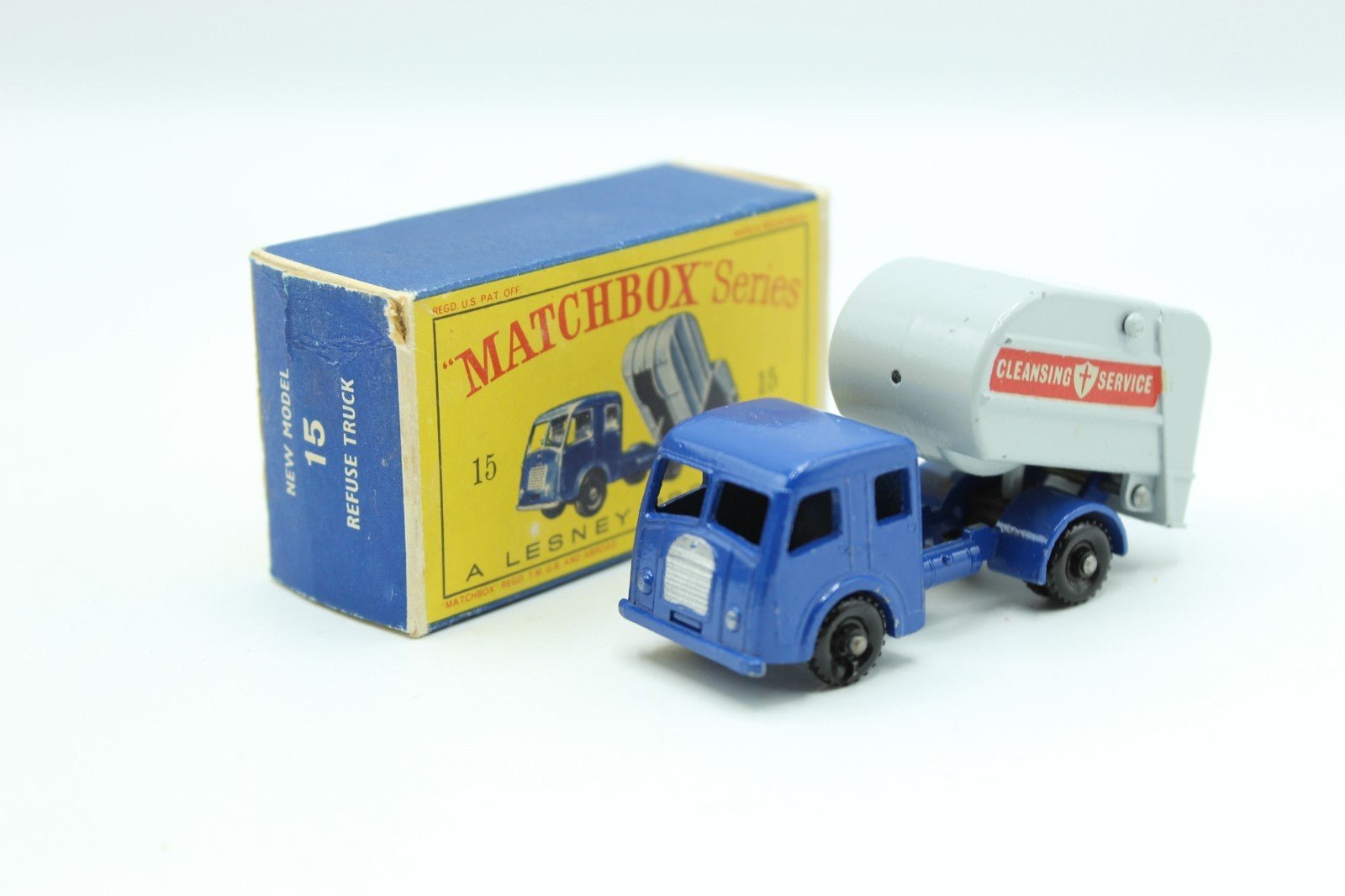 Matchbox Lesney 15c Dennis Tippax Refuse Collector - Magic Matchbox