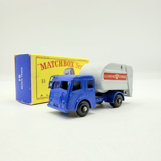 Matchbox Lesney 15c Dennis Tippax Refuse Collector - Magic Matchbox