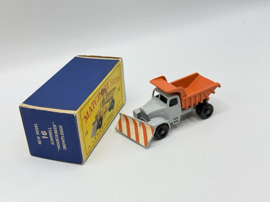 Matchbox Lesney 16c Scammell Snow Plough - Magic Matchbox