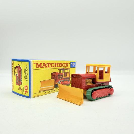 Matchbox Lesney 16d Case Tractor Good Tracks - Magic Matchbox