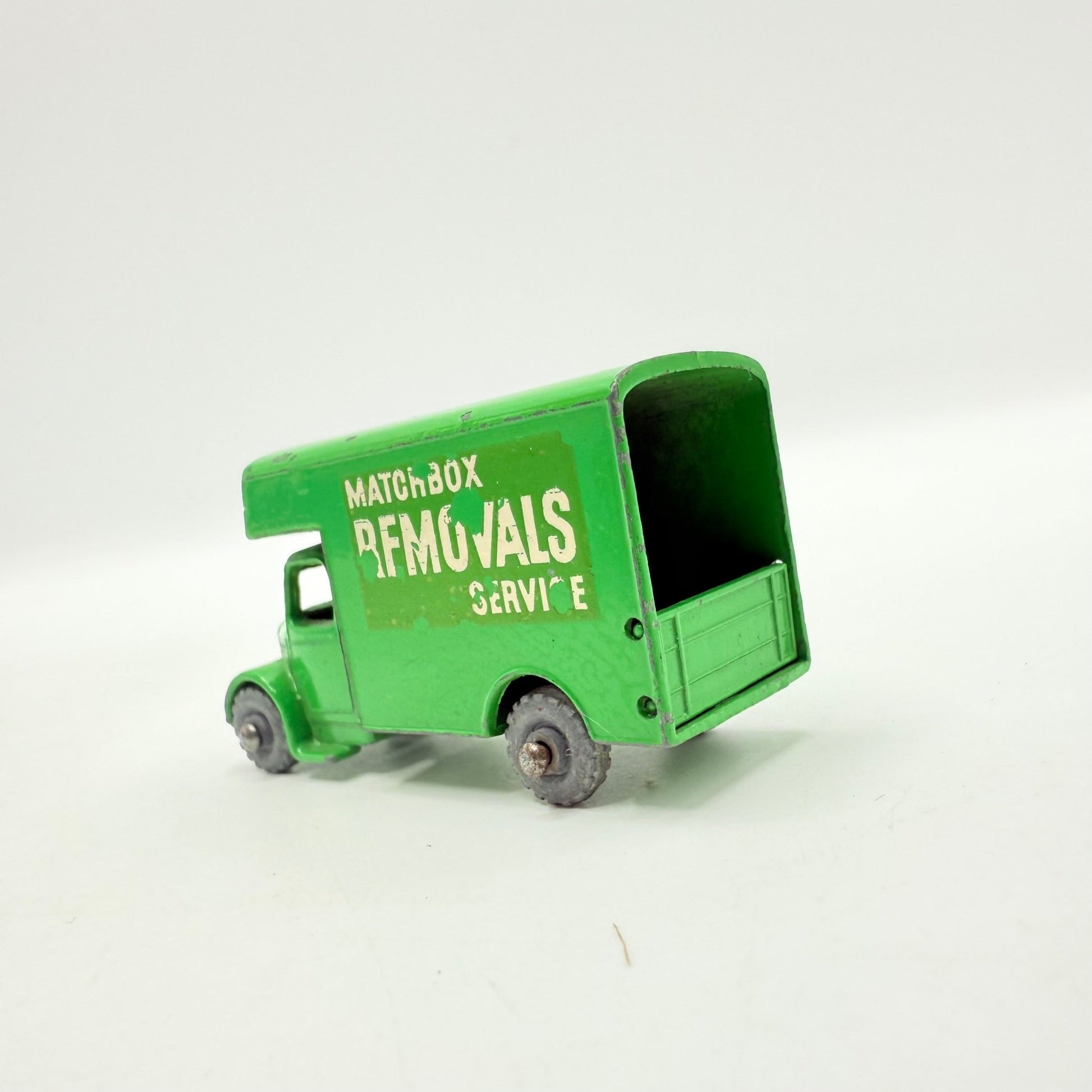 Matchbox Lesney 17a Bedford Removal Van In Green MW - Magic Matchbox