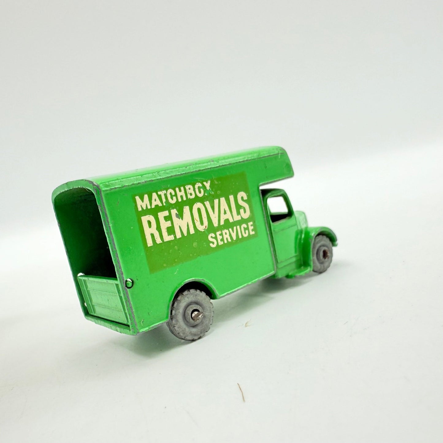 Matchbox Lesney 17a Bedford Removal Van In Green MW - Magic Matchbox