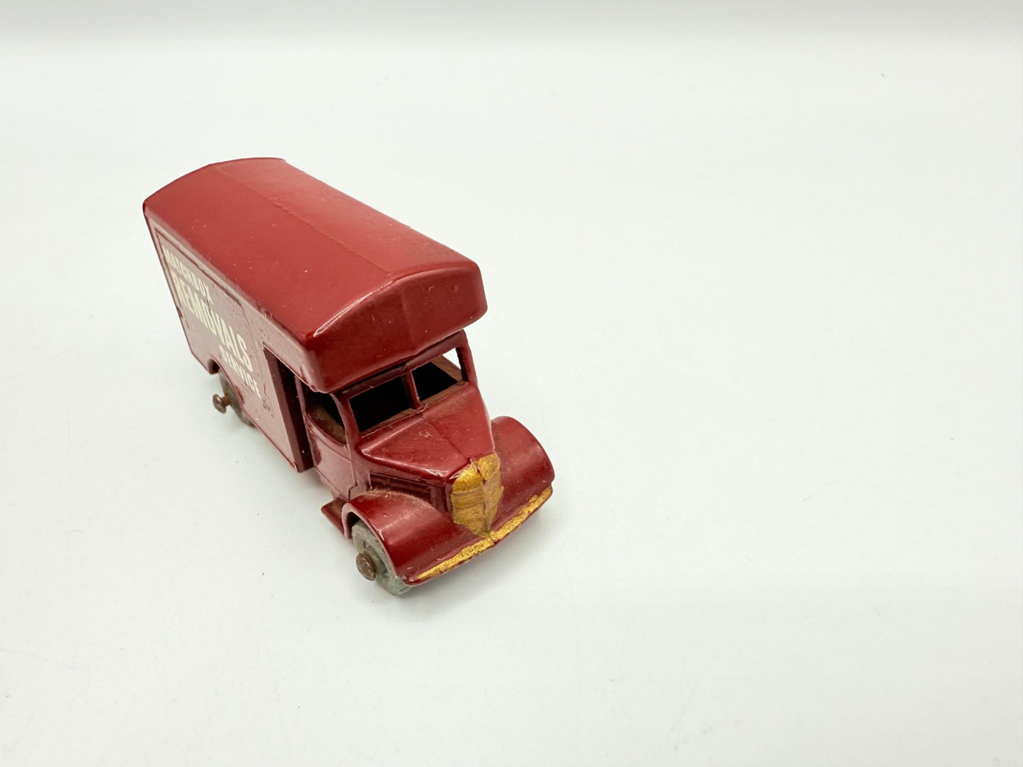 Matchbox Lesney 17a Maroon Bedford Matchbox Removal Services Rare - Magic Matchbox