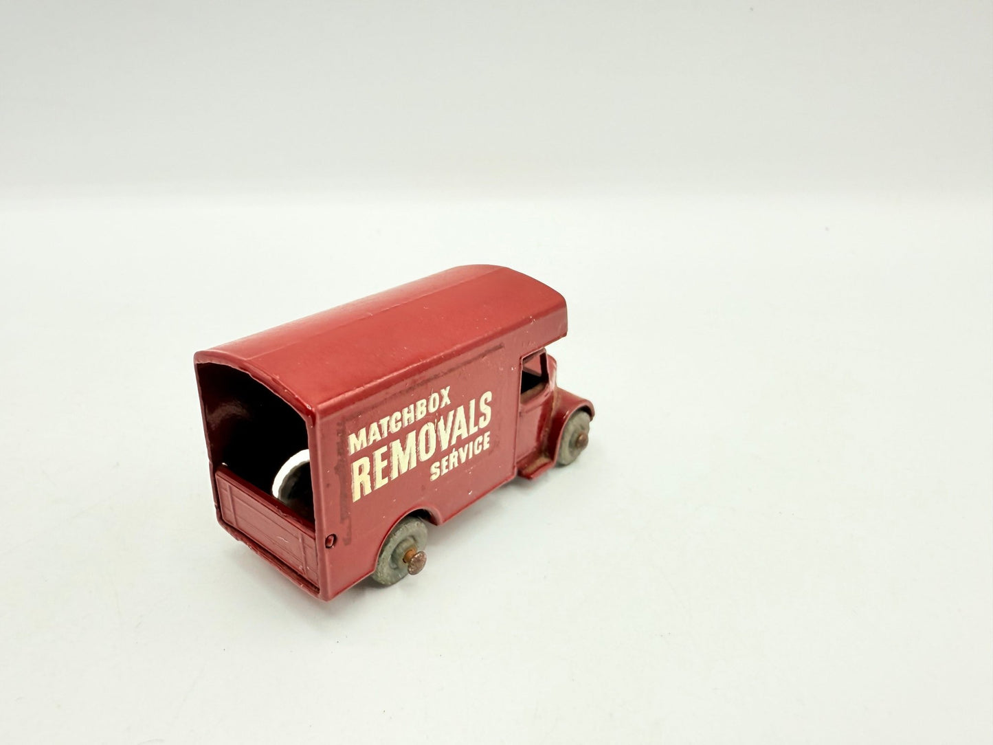 Matchbox Lesney 17a Maroon Bedford Matchbox Removal Services Rare - Magic Matchbox