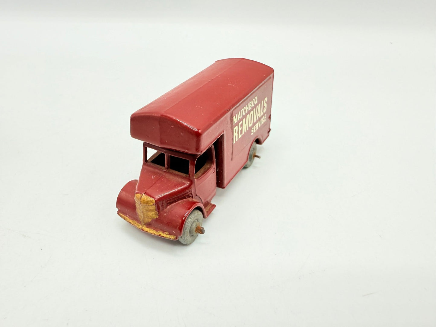 Matchbox Lesney 17a Maroon Bedford Matchbox Removal Services Rare - Magic Matchbox