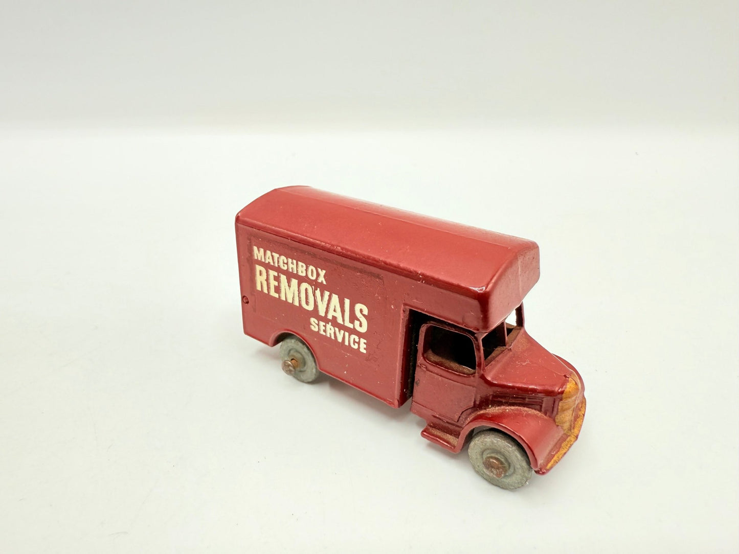 Matchbox Lesney 17a Maroon Bedford Matchbox Removal Services Rare - Magic Matchbox