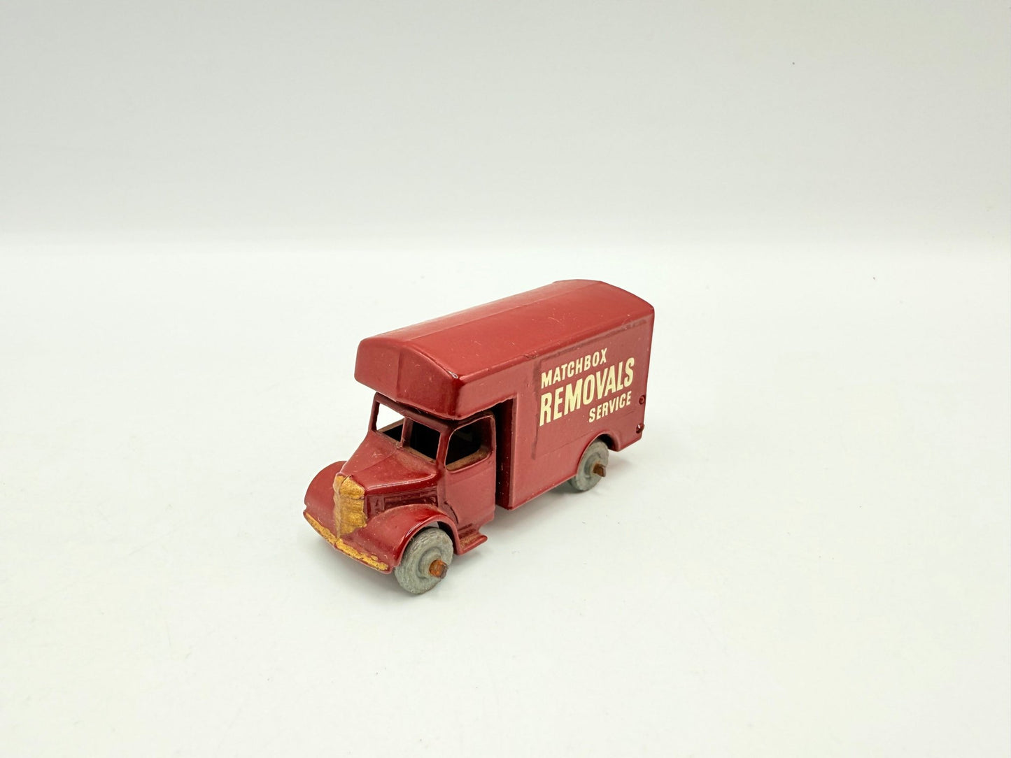 Matchbox Lesney 17a Maroon Bedford Matchbox Removal Services Rare - Magic Matchbox