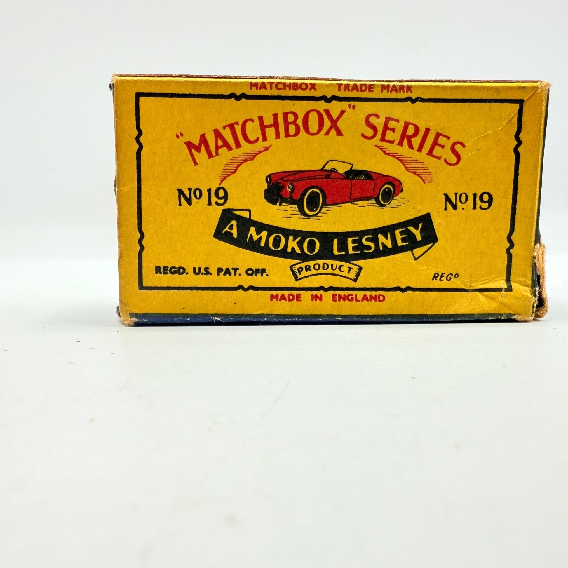 Matchbox Lesney 19b MGA Sports Car Empty Original Box - Magic Matchbox