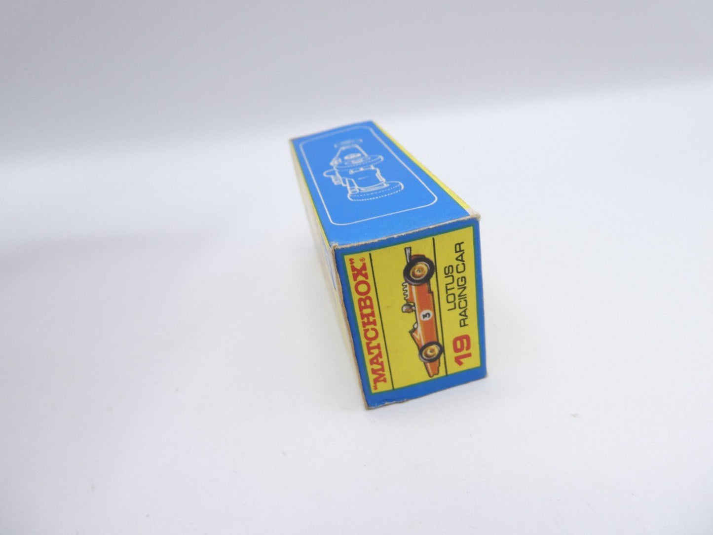 Matchbox Lesney 19d Lotus Formula 1 Racing Car Empty Original Box - Magic Matchbox