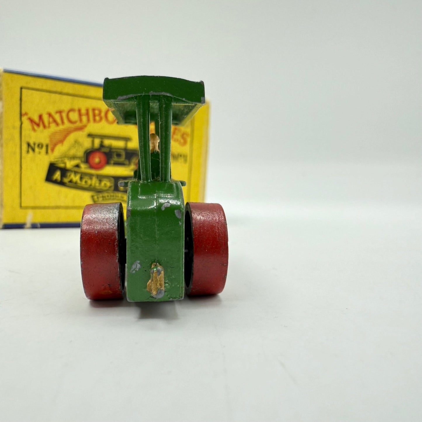 Matchbox Lesney 1a Aveling Barford Diesel Road Roller with CURVED canopy ends - Magic Matchbox