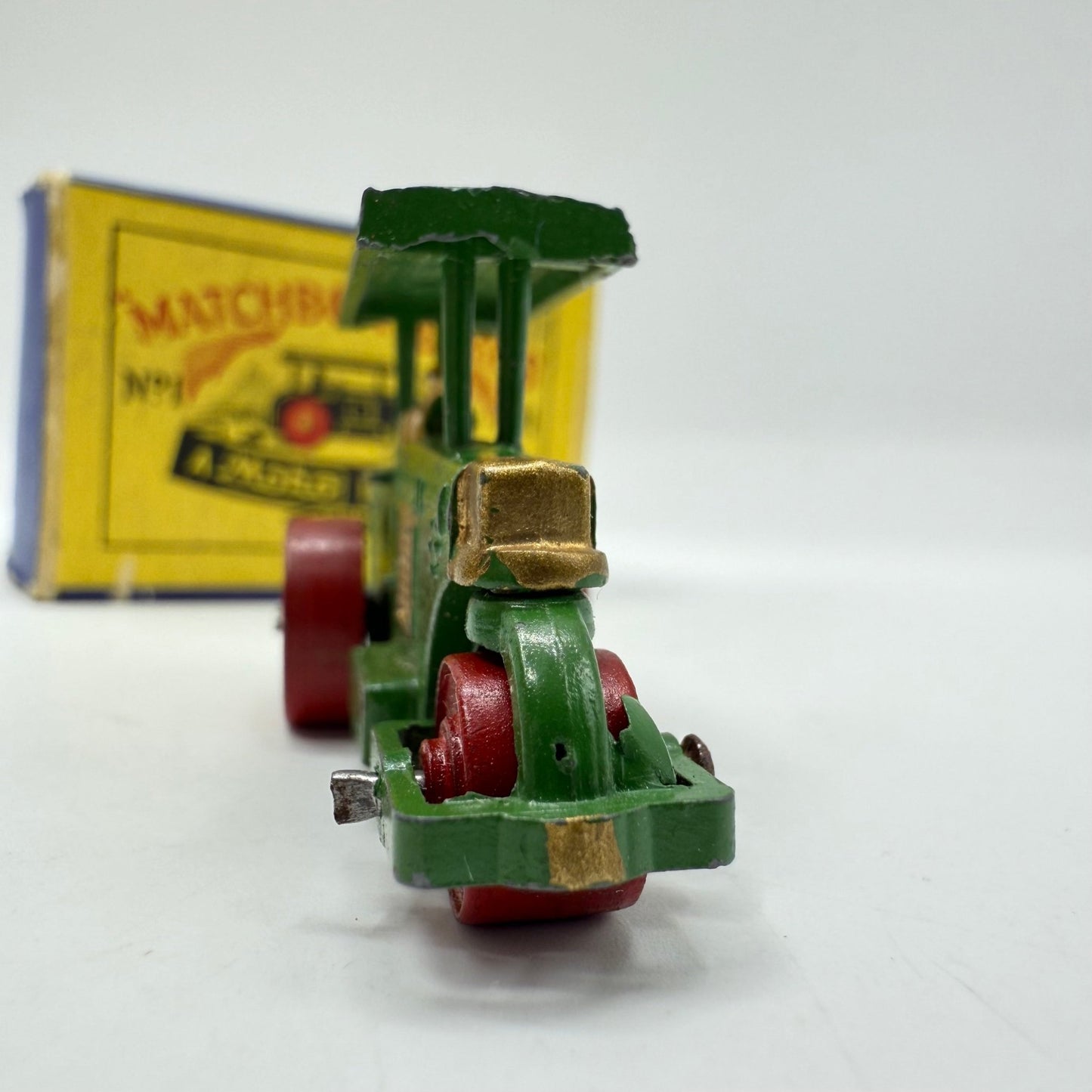 Matchbox Lesney 1a Aveling Barford Diesel Road Roller with CURVED canopy ends - Magic Matchbox