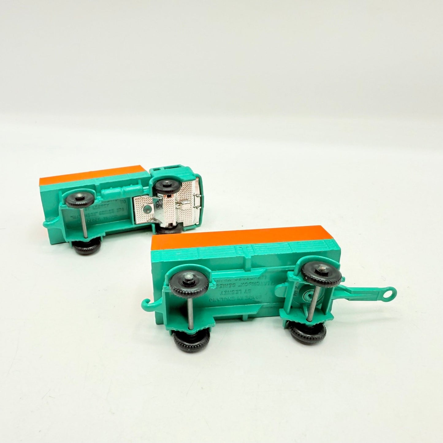 Matchbox Lesney 1e & 2d Mercedes Covered Truck And Trailer - Magic Matchbox