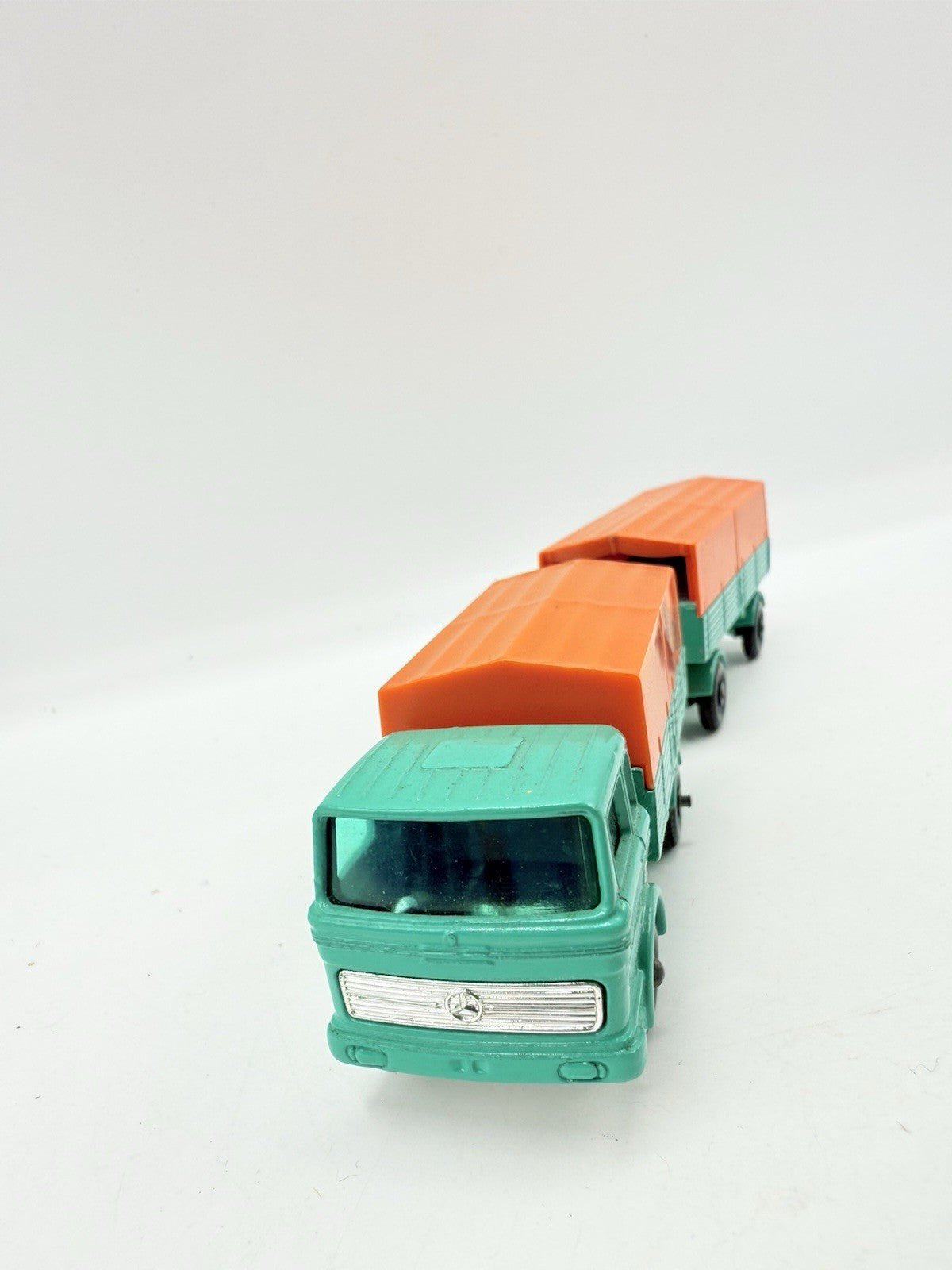 Matchbox Lesney 1e & 2d Mercedes Covered Truck And Trailer - Magic Matchbox
