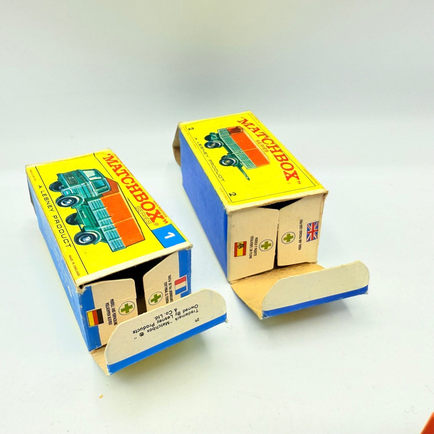 Matchbox Lesney 1e & 2d Mercedes Covered Truck And Trailer - Magic Matchbox