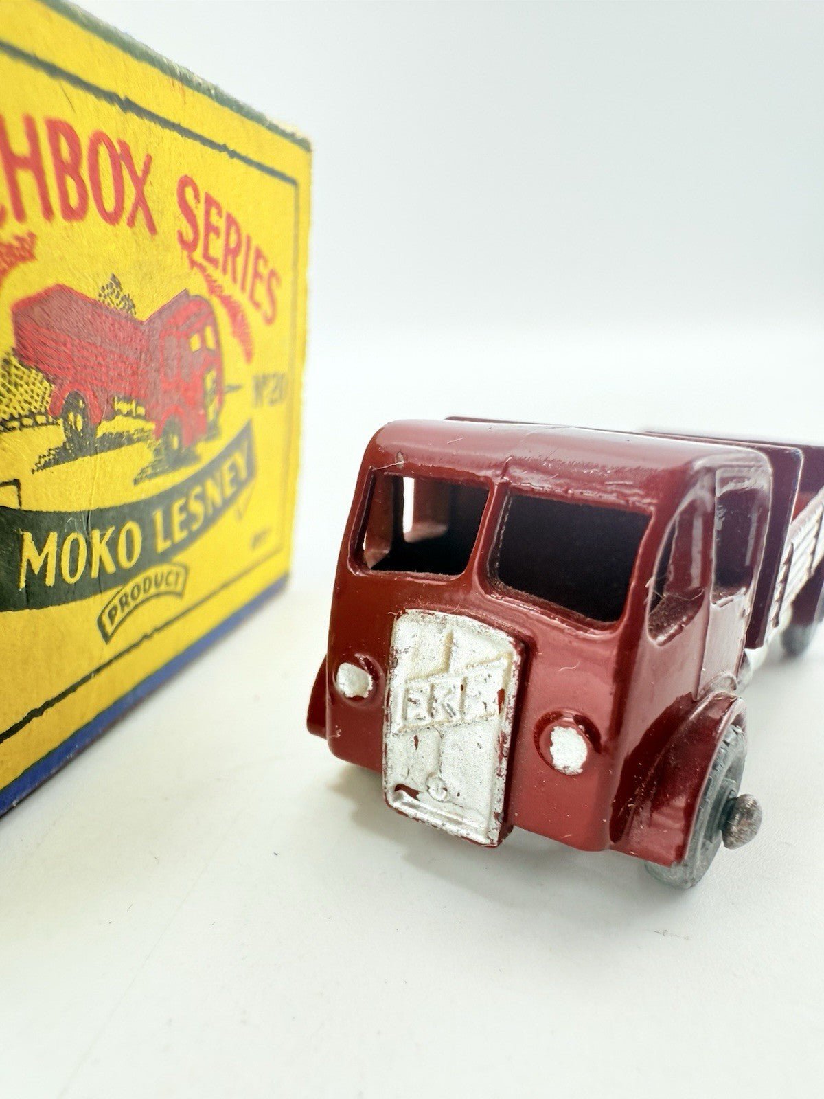 Matchbox Lesney 20a ERF Stake Truck MW Damaged Box - Magic Matchbox