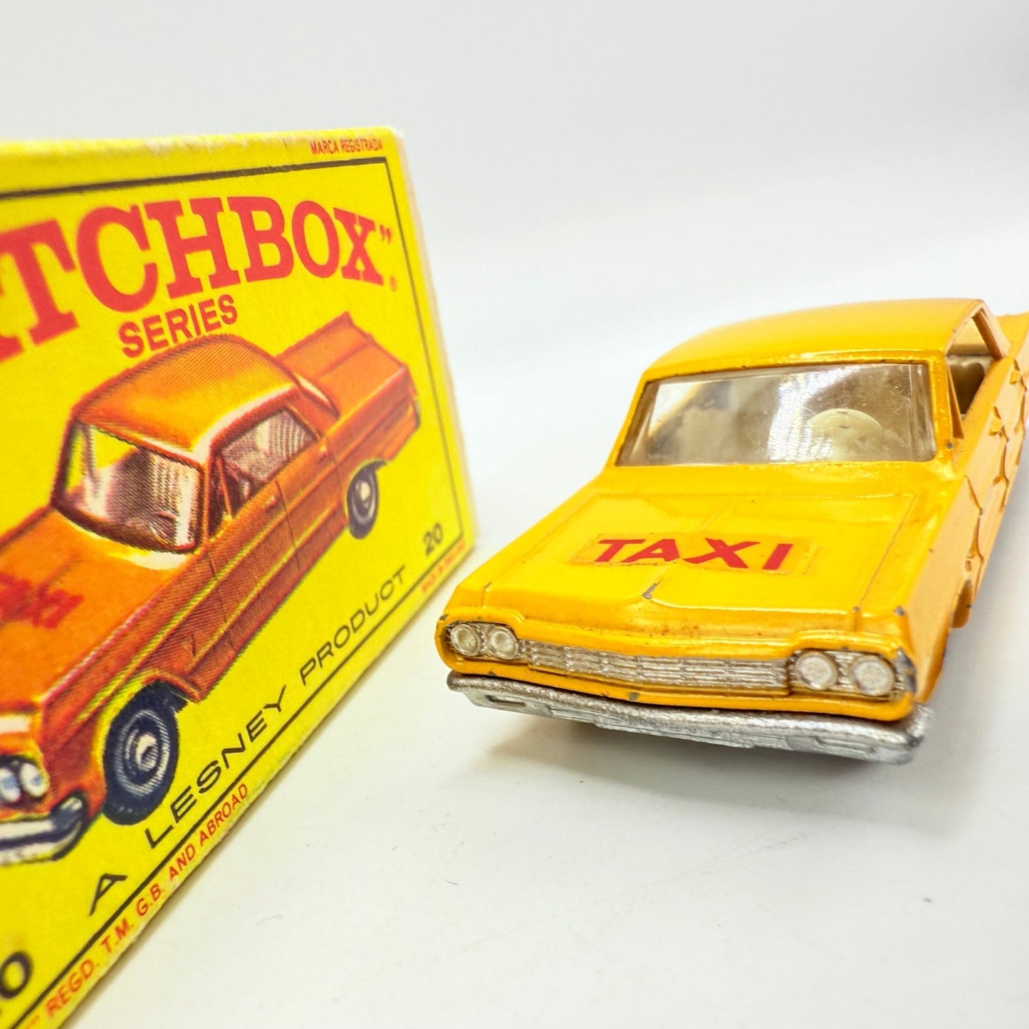 Matchbox Lesney 20c Chevrolet Impala Taxi BPW - Magic Matchbox