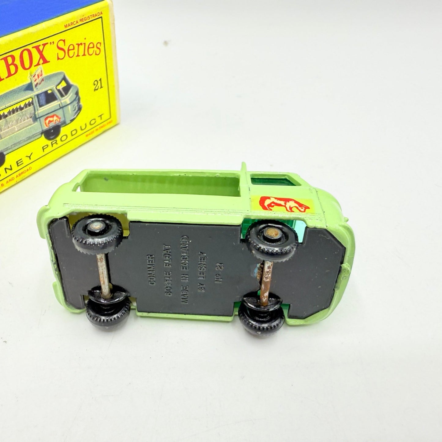 Matchbox Lesney 21c Commer Milk Float BPW Cow Decal - Magic Matchbox