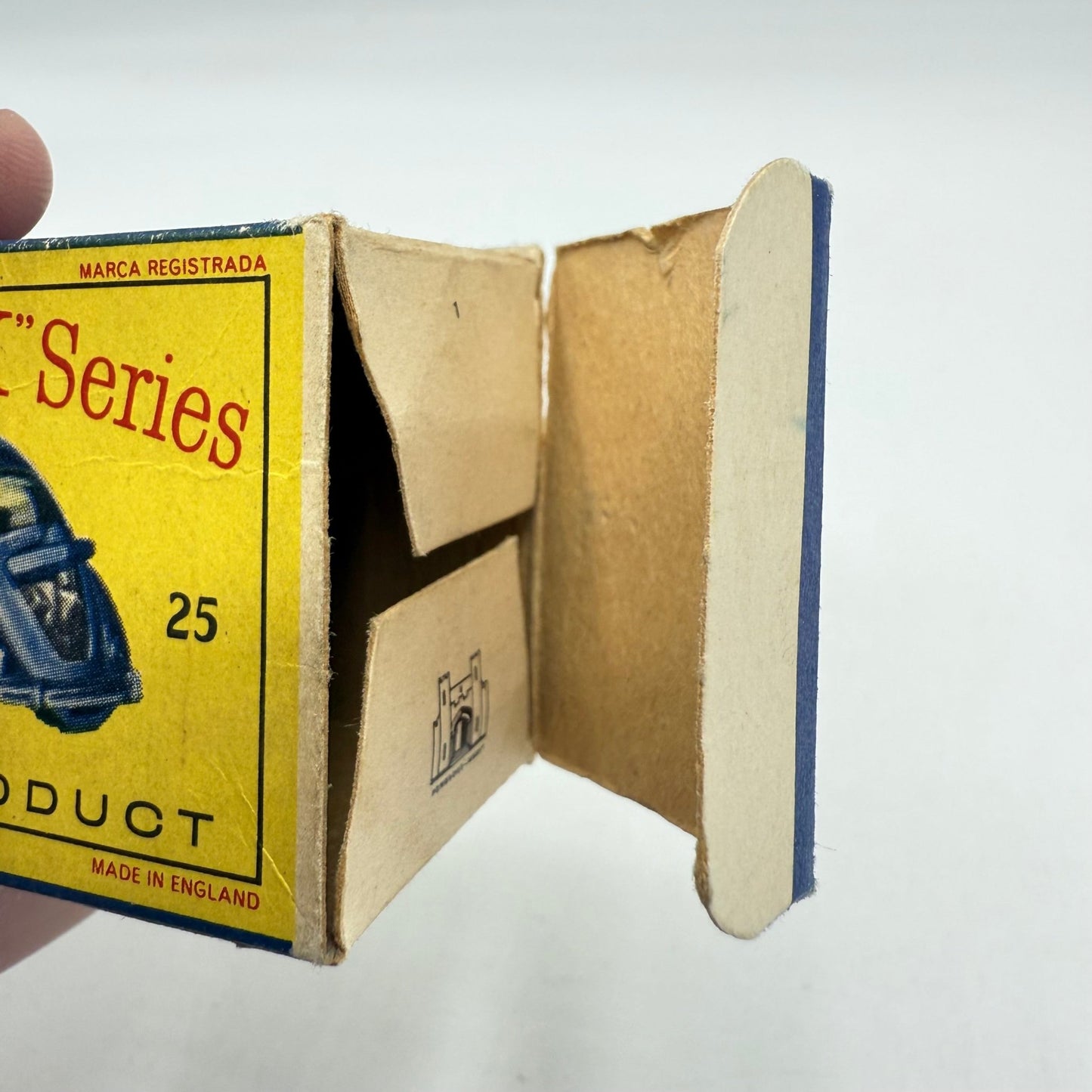 Matchbox Lesney 25b Volkswagen Beetle MIS - SPELT BASE - Magic Matchbox