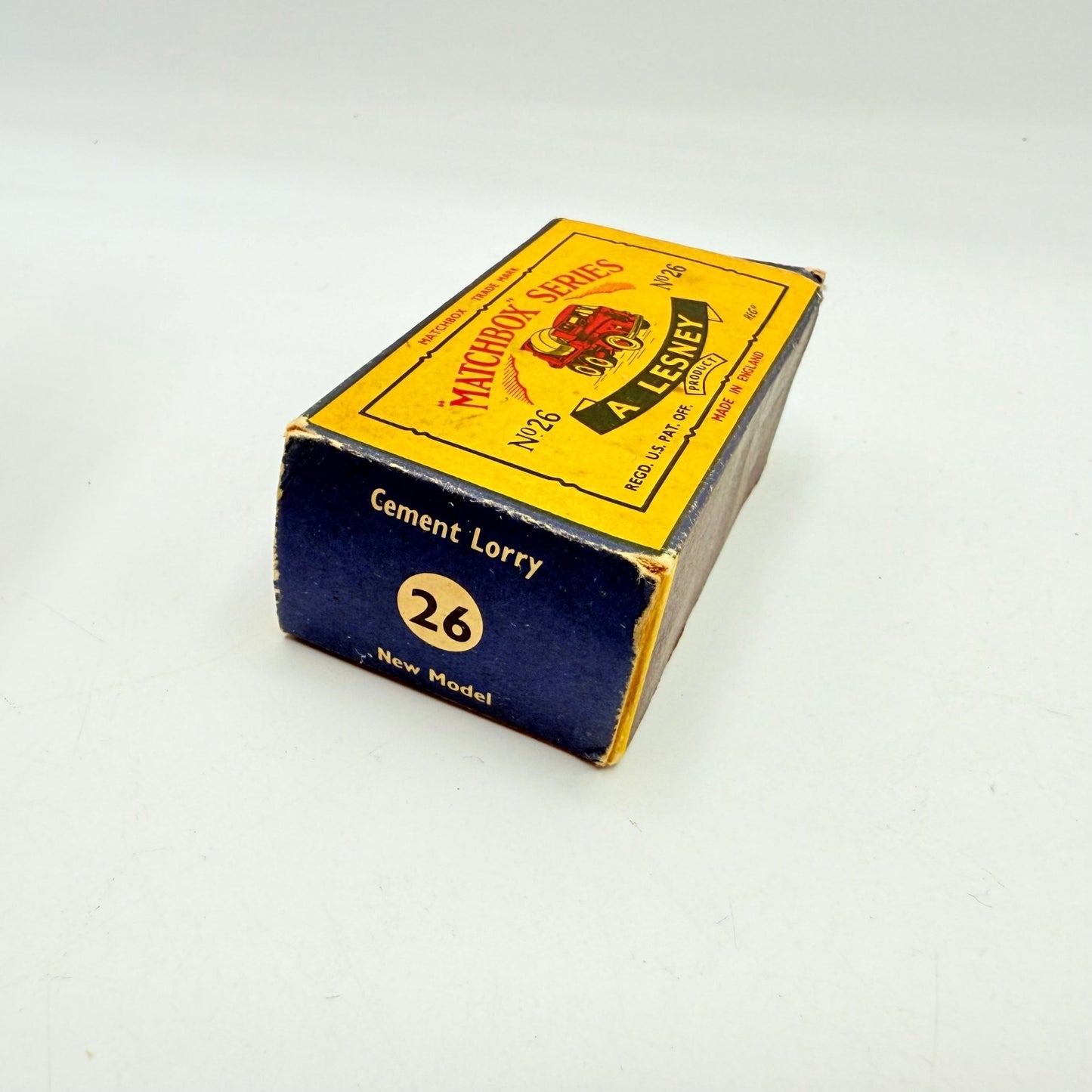 Matchbox Lesney 26b Foden Cement mixer Lorry truck in C - type box - Magic Matchbox