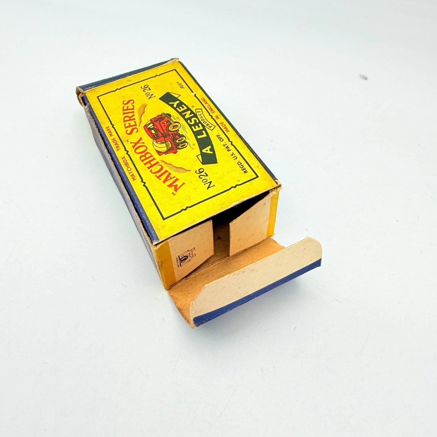 Matchbox Lesney 26b Foden Cement mixer Lorry truck in C - type box - Magic Matchbox