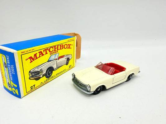 Matchbox Lesney 27d Mercedes - Benz 230SL - Magic Matchbox