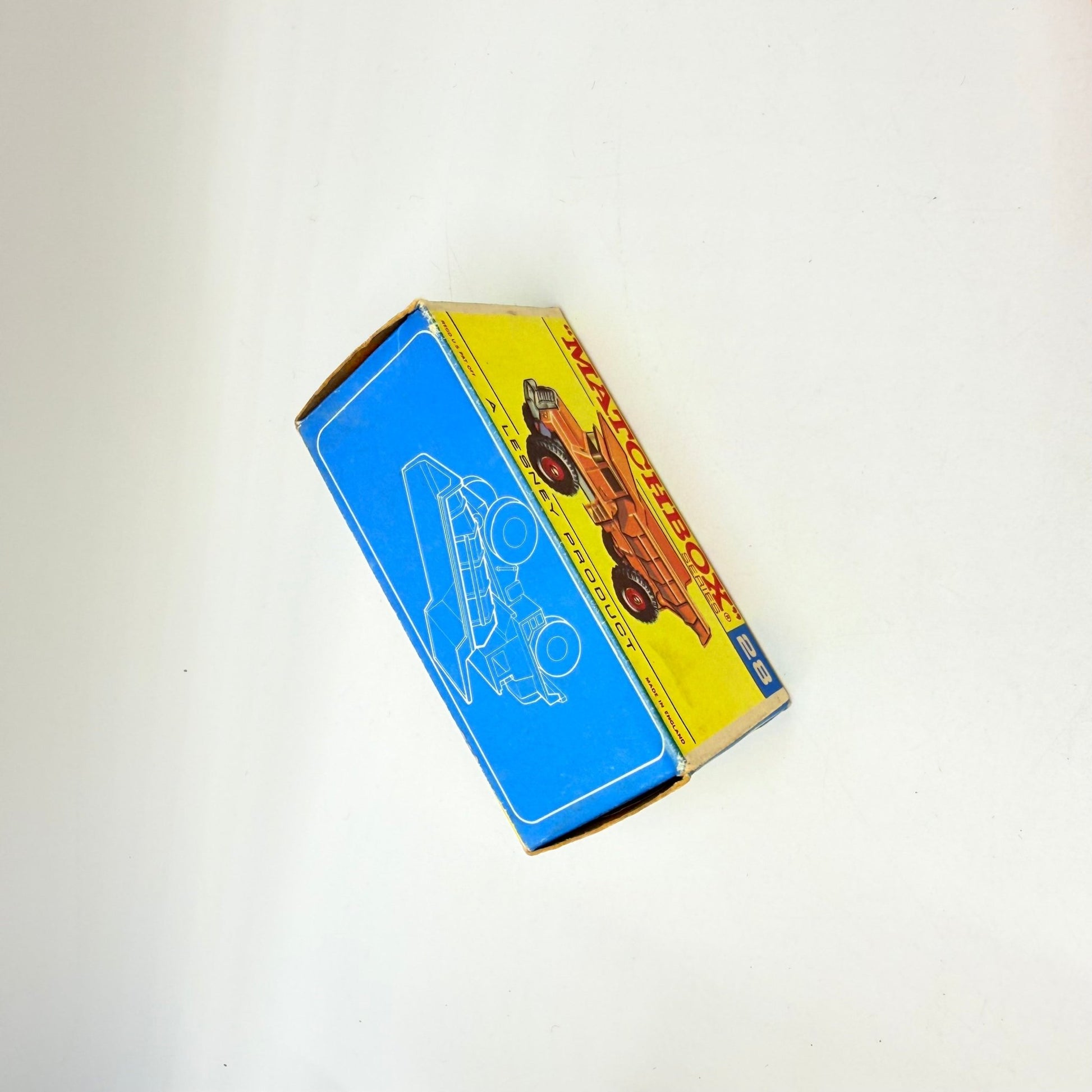 Matchbox Lesney 28d Mack Dump Truck With Red Hubs F Box - Magic Matchbox