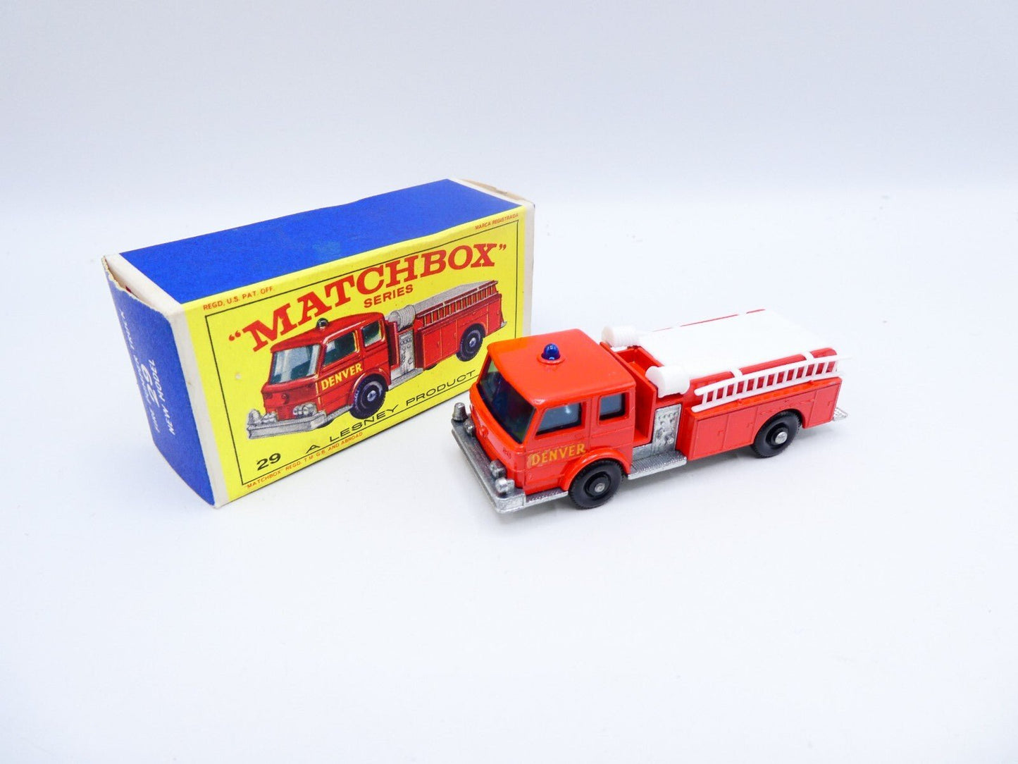 Matchbox Lesney 29c Fire Pumper Truck - Magic Matchbox