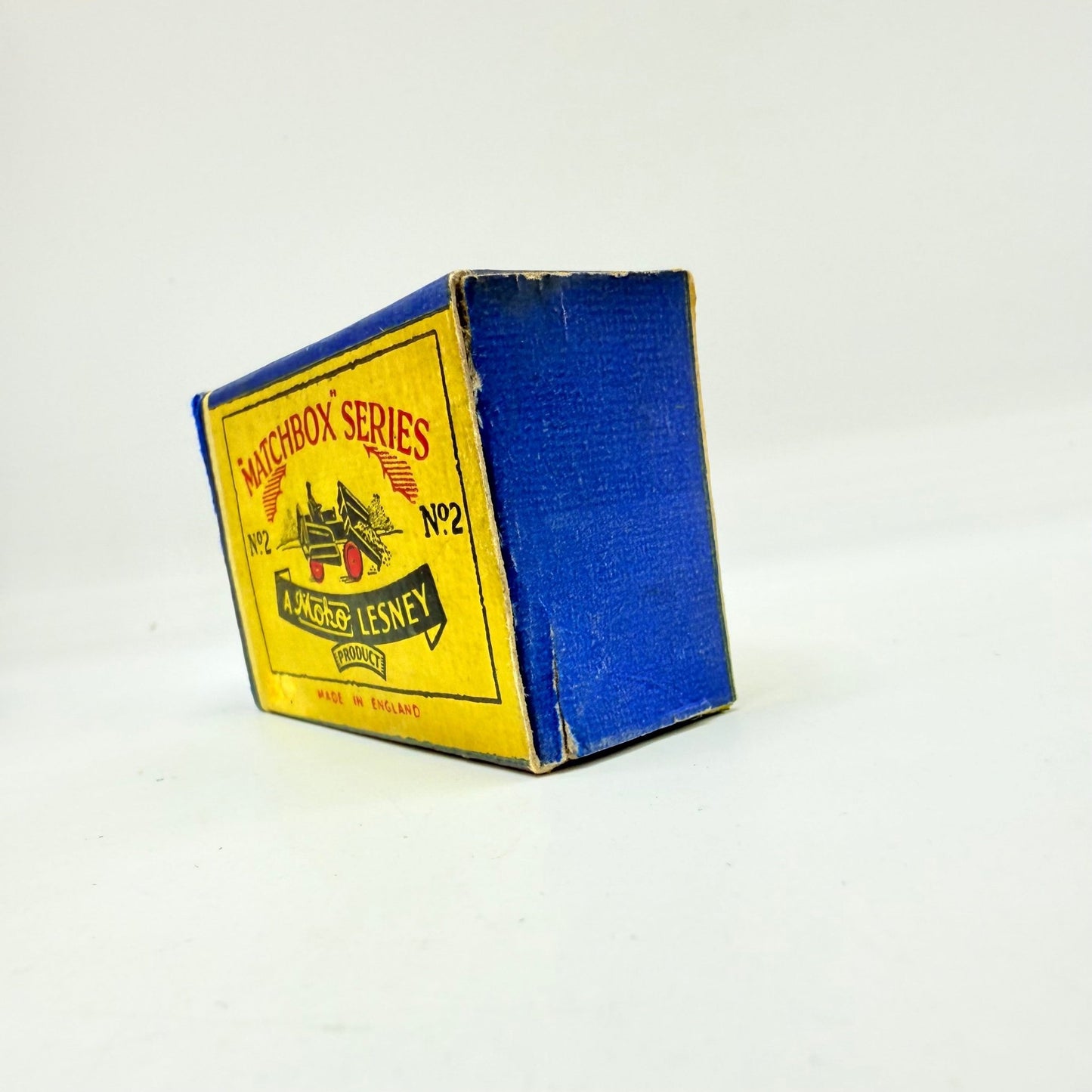 Matchbox Lesney 2a Muir Hill Green Wheels Damaged Script Box - Magic Matchbox