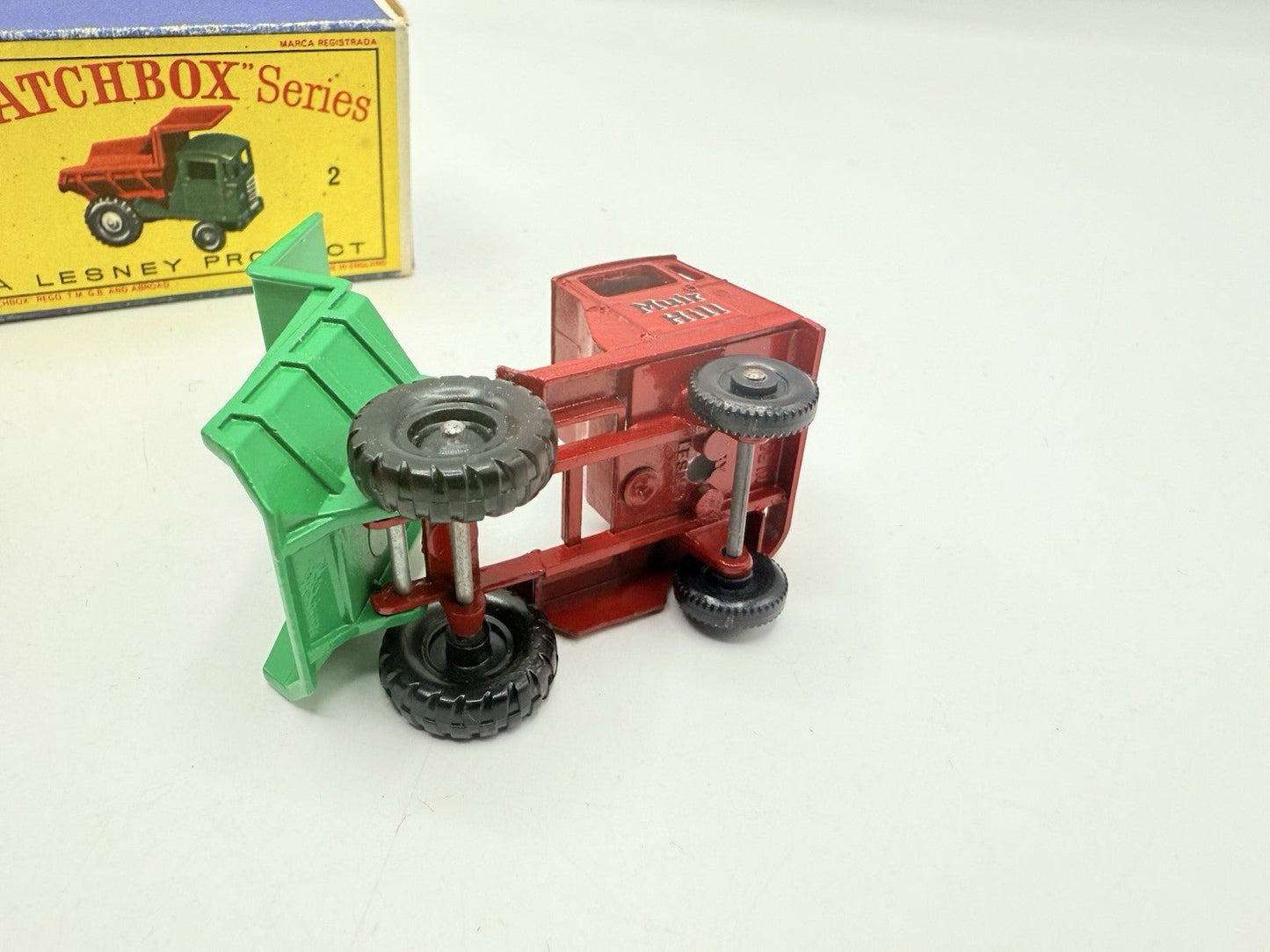 Matchbox Lesney 2c Muir Hill Dumper Truck MUIR HILL Decal - Magic Matchbox
