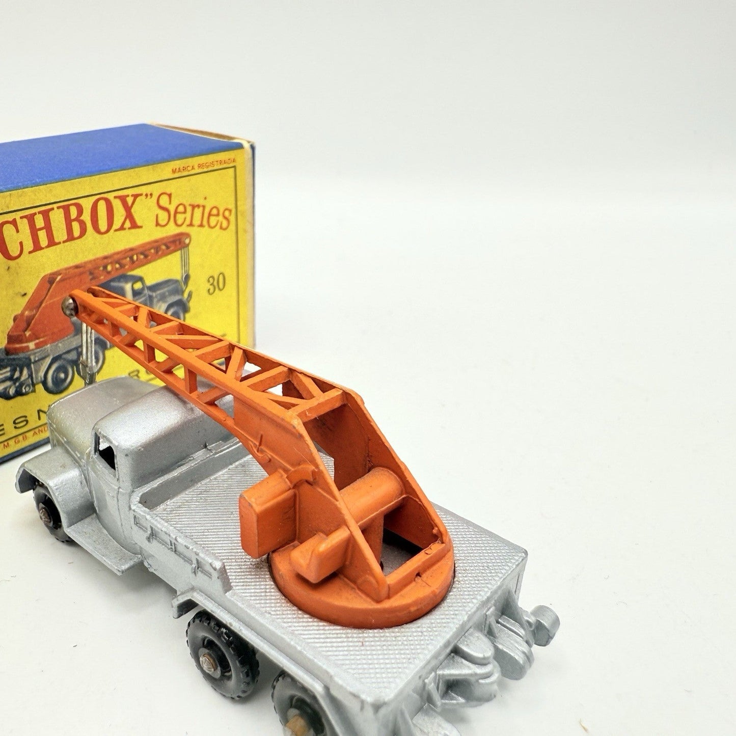 Matchbox Lesney 30b Magirus Deutz Crane Lorry BPW Near Mint & Boxed - Magic Matchbox