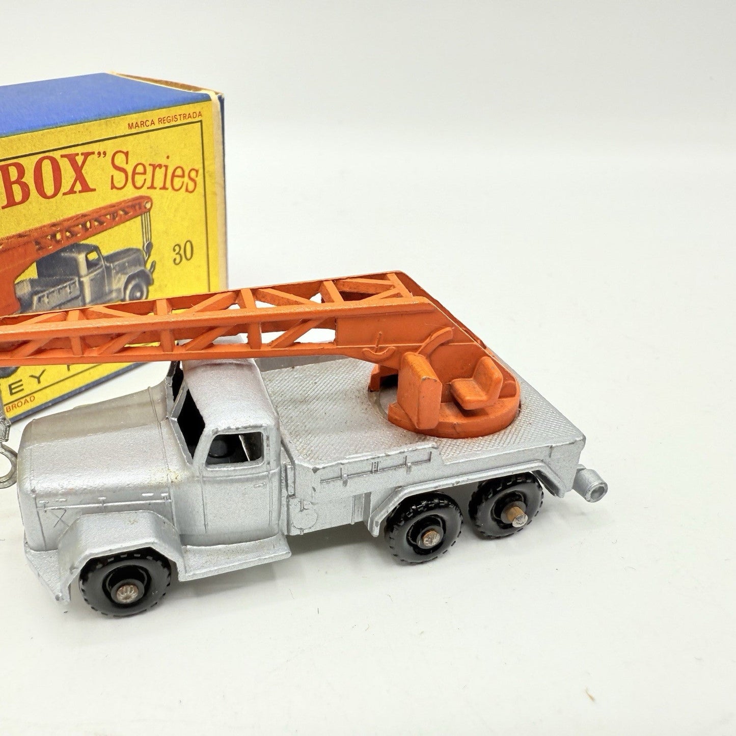 Matchbox Lesney 30b Magirus Deutz Crane Lorry BPW Near Mint & Boxed - Magic Matchbox