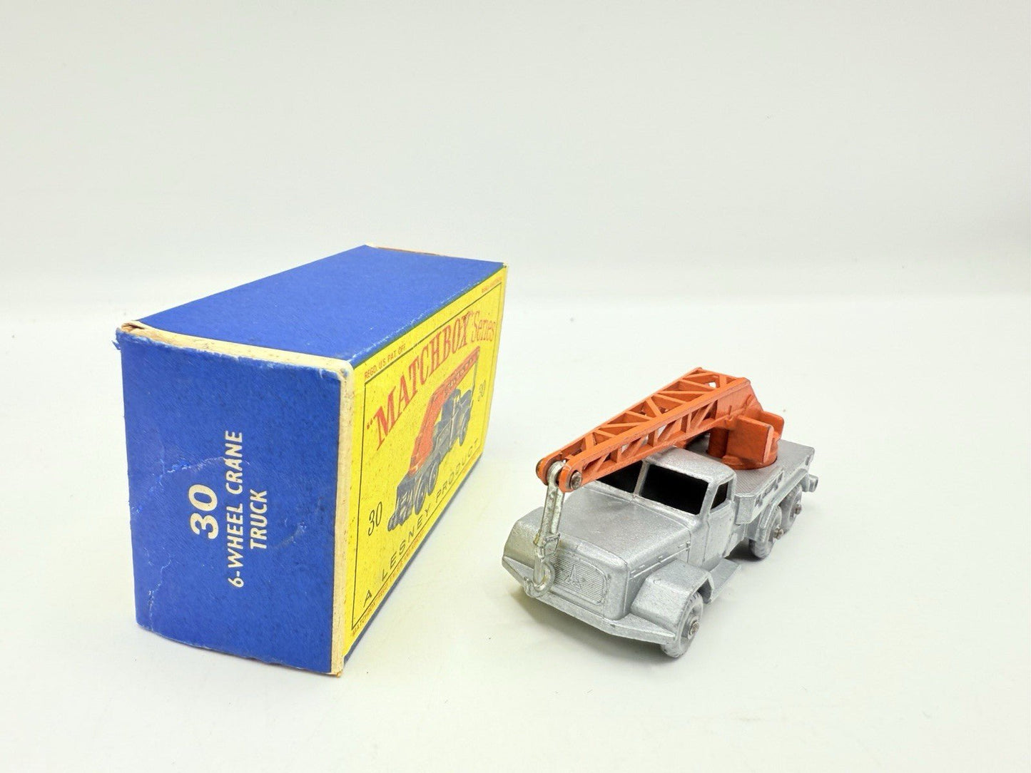 Matchbox Lesney 30b Magirus Deutz Crane Lorry SPW Near Mint Boxed - Magic Matchbox