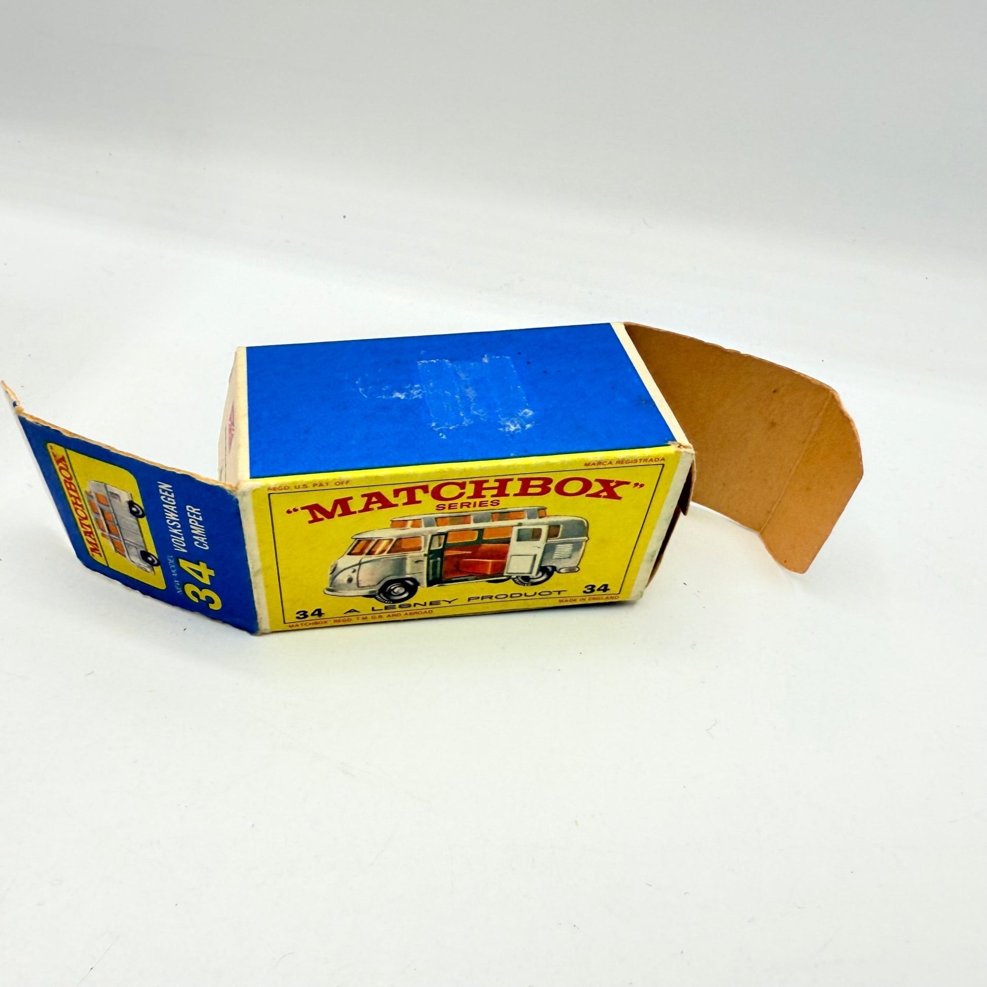 Matchbox Lesney 34c Volkswagen VW Camper with low roof - Magic Matchbox