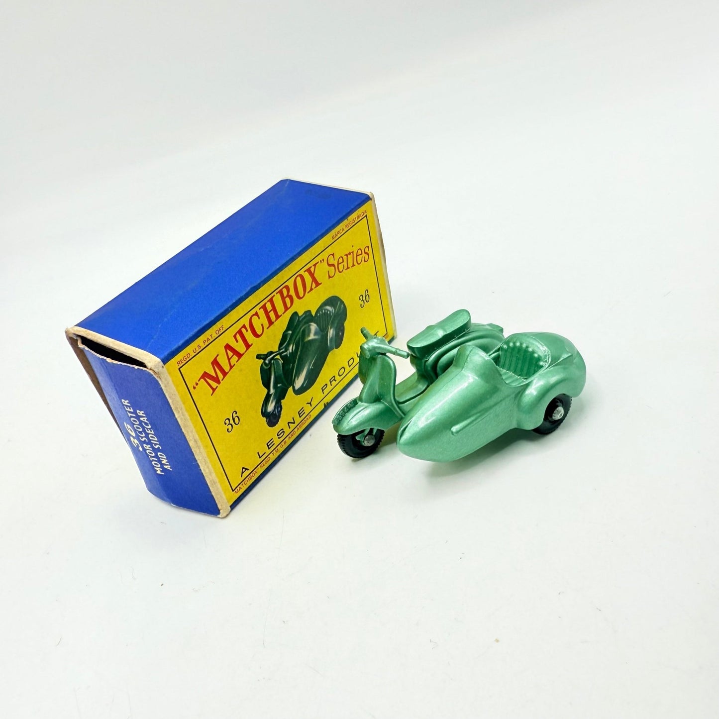 Matchbox Lesney 36b Lambretta Scooter - Magic Matchbox
