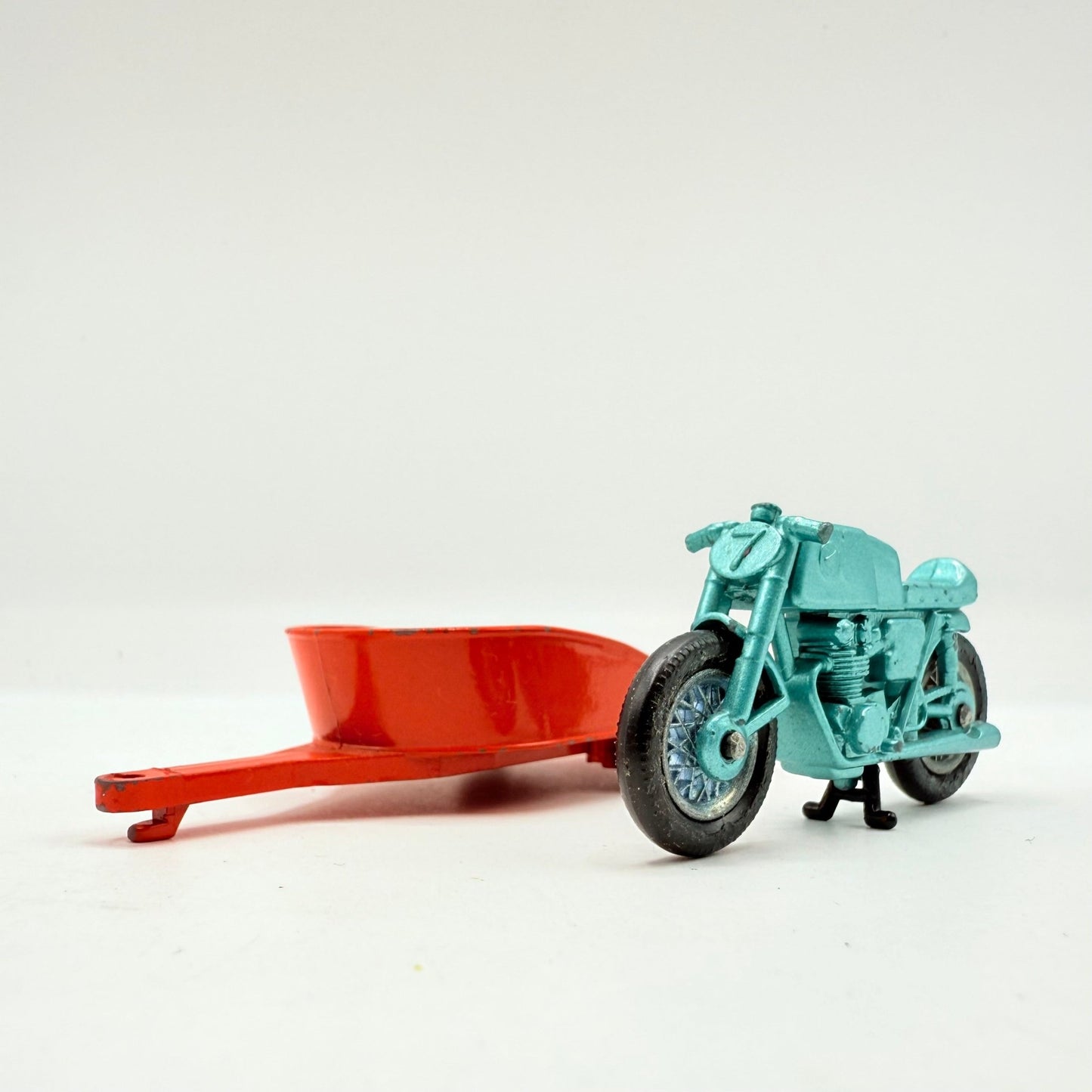 Matchbox Lesney 38c Honda Motorcycle and Trailer - Magic Matchbox